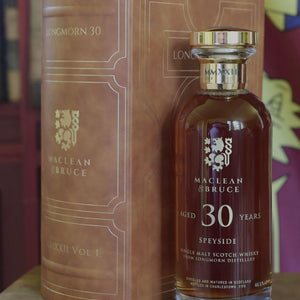 Maclean and Bruce 1992 Longmorn 30 Years Old Speyside Whisky